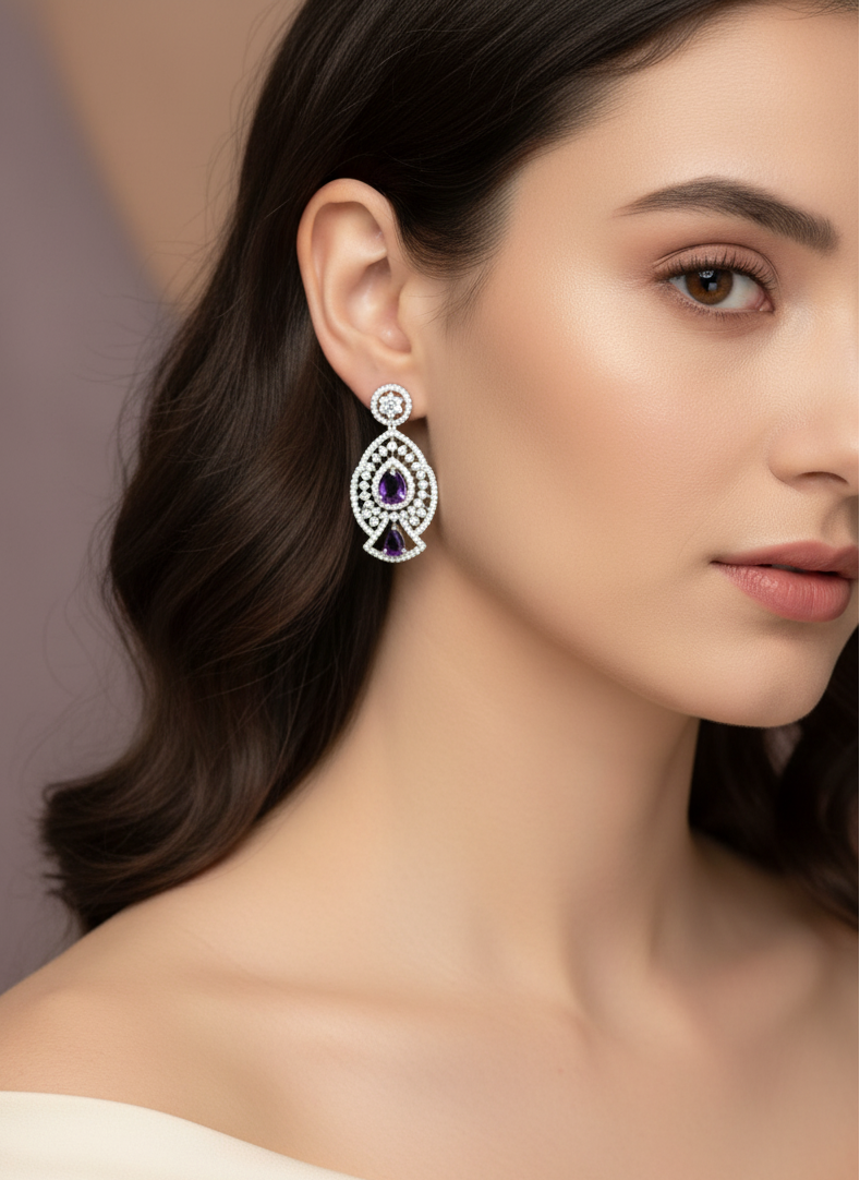 Violet AD Earrings