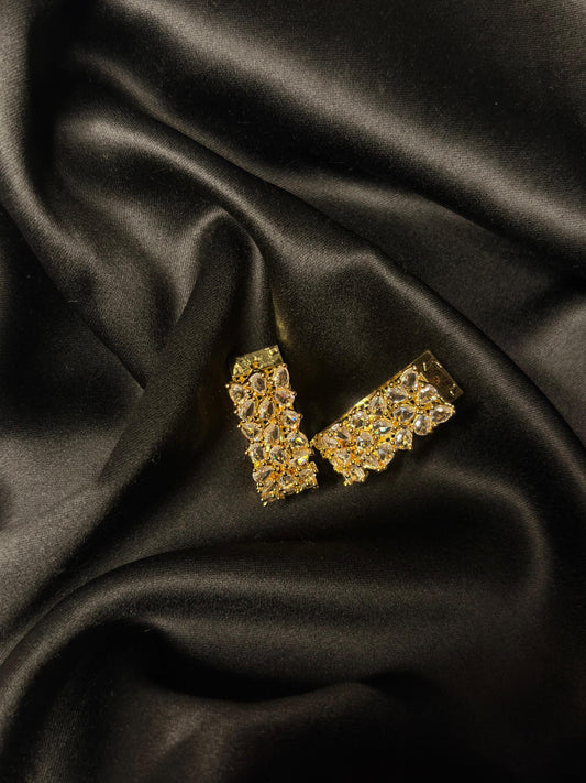 Dazzling White AD Stones Earrings